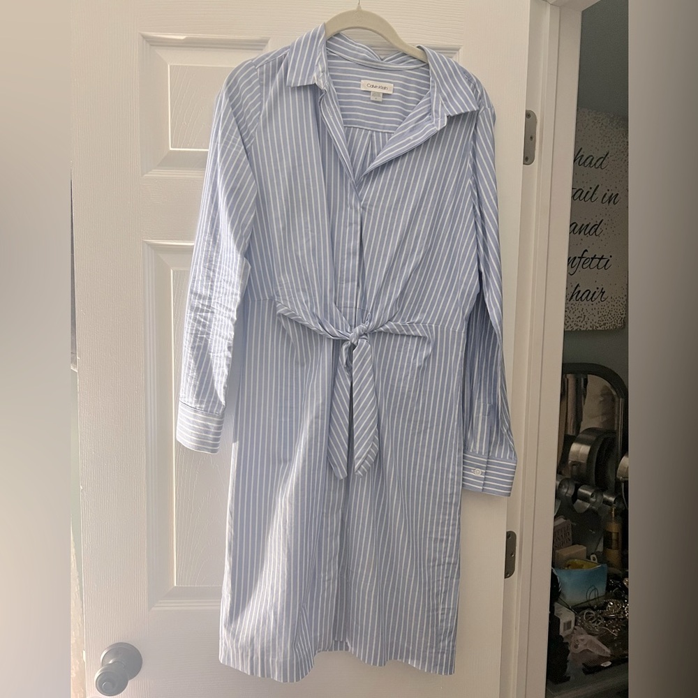 CALVIN KLEIN shirt dress